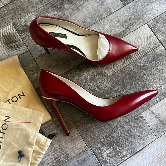 Louis Vuitton Shoes Louis Vuitton Red Stilettos Size Poshmark